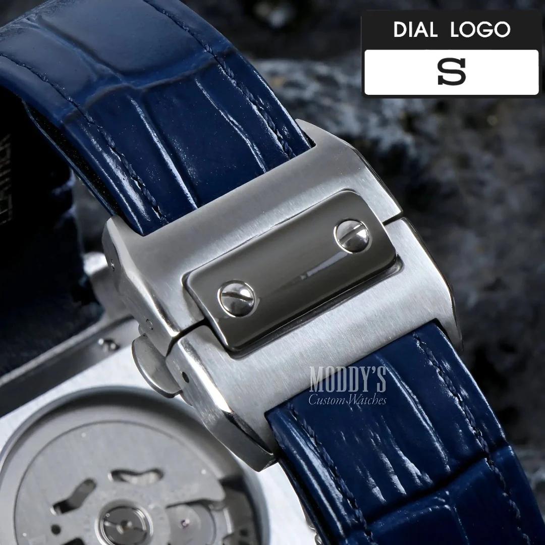 Santeiko | White Blue Leather - Image 3