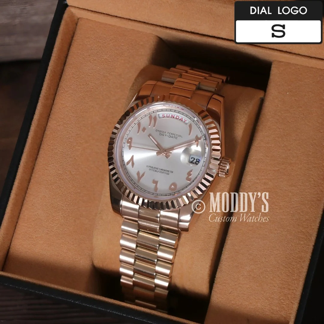 Seikojust | Daydate Rose Gold - White Arabic - Image 4